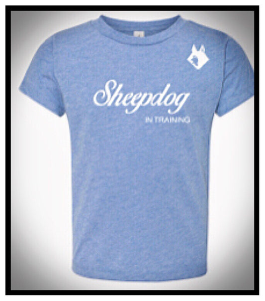 Sheepdog In Training Tee- Blue Triblend